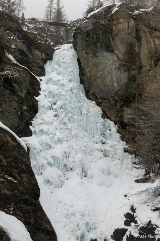 Une autre des cascades appréciées par les glaciéristes
